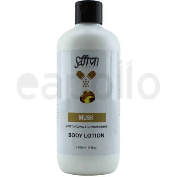 Saffron Moisturizing & Conditioning Body Lotion - Musk (500ml)