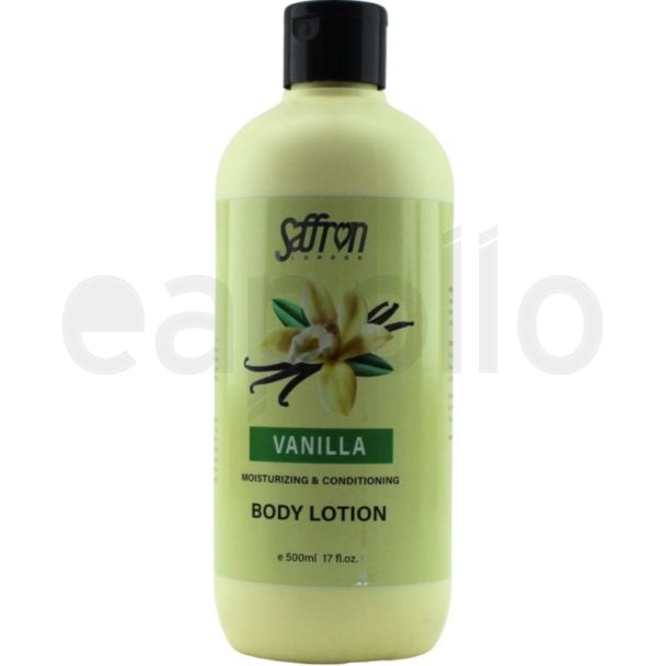 Saffron Moisturizing & Conditioning Body Lotion - Vanilla (500ml)