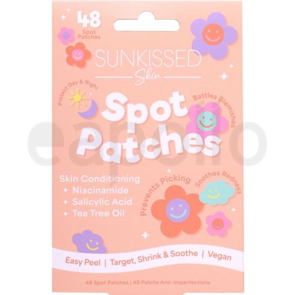 Sunkissed Skin Cloud & Flower Spot Patches - 48 Patches
