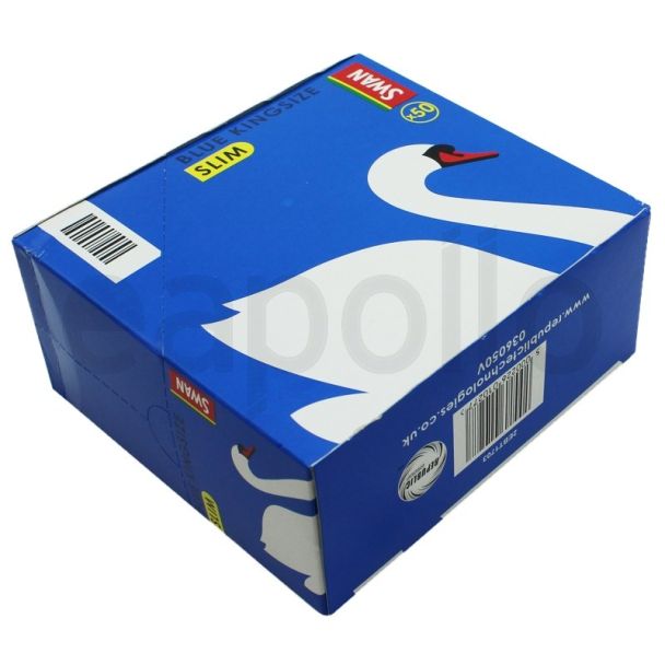 Swan Blue King Size Slim Rolling Papers