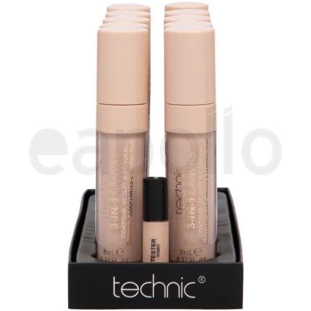 Technic 3 in 1 Canvas Concealer - Ivory