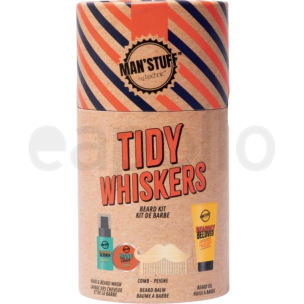 Technic Man'stuff Tidy Whiskers Bear Kit Gift Set