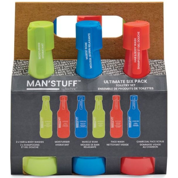 Technic Man'stuff Ultimate Six Pack Toiletry Gift Set