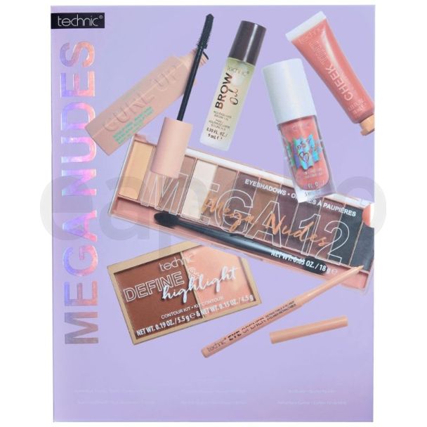 Technic Mega Nudes Makeup Gift Set 