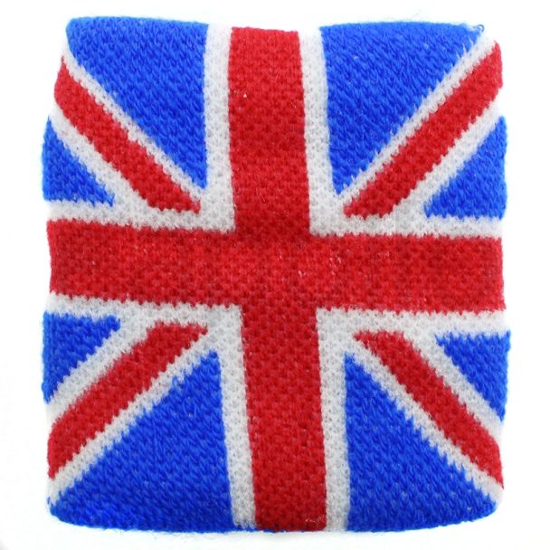 Union Jack Wrist Sweatbands