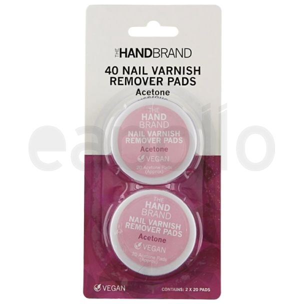 Wholesale The Hand Brand Nail Varnish Remover Pads- Acetone 