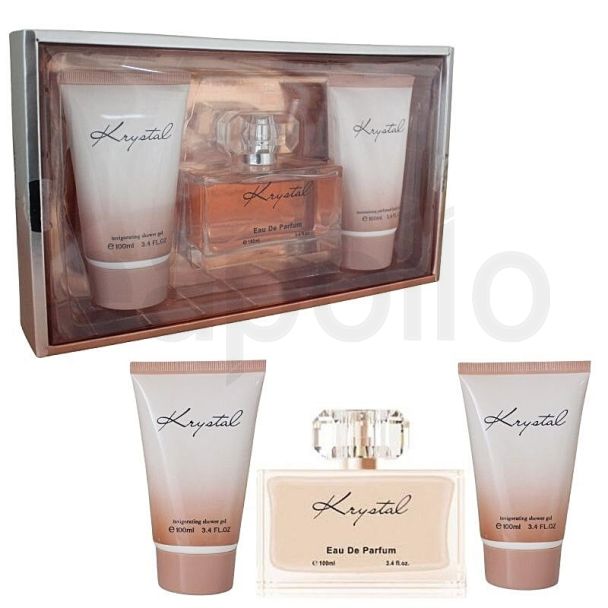 Fine Perfumery Krystal 3 Pieces Gift Set For Ladies