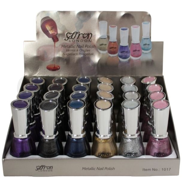 Saffron Metallic Nail Polish-Assorted Colours (A)