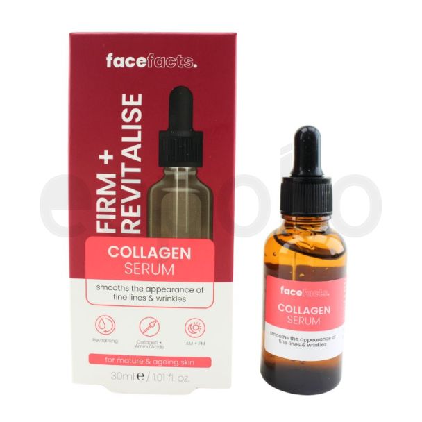 Face Facts Firm + Revitalise Collagen Serum - 30ml  
