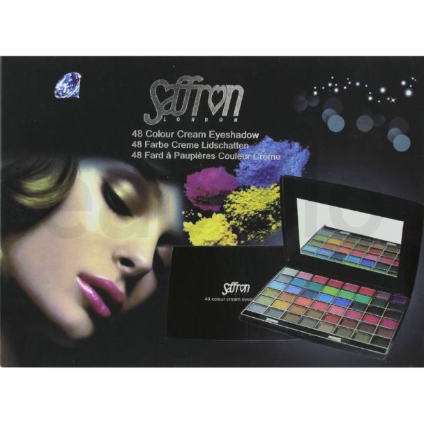 Wholesale Saffron 48 Colour Cream Eyeshadows