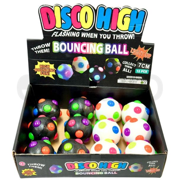 Disco High Light Bouncing Ball