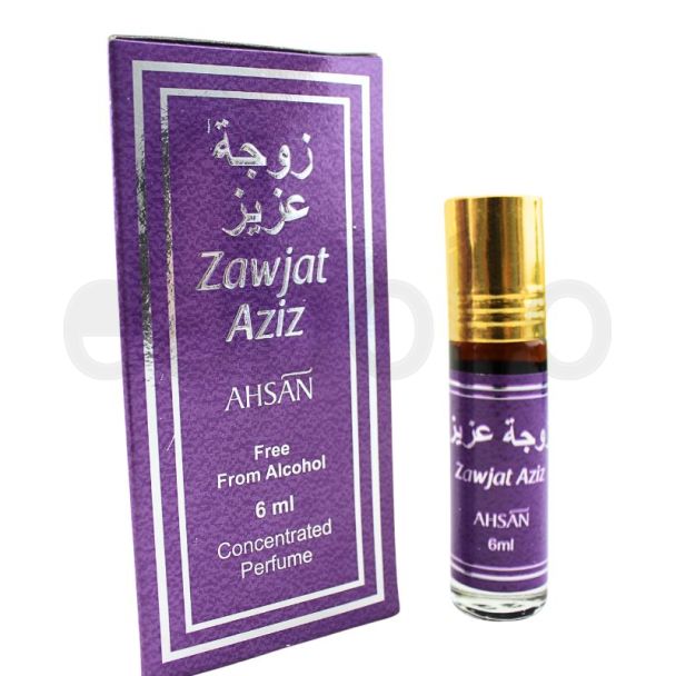 Ahsan Alcohol Free Perfume Oil - Zawjat Aziz (6 ml)