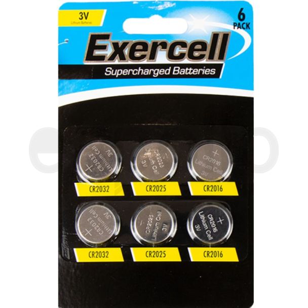  3V Lithium Batteries - Pack of 6