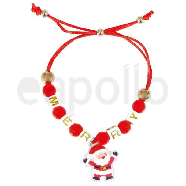 Christmas Charm Bracelet with Santa Claus