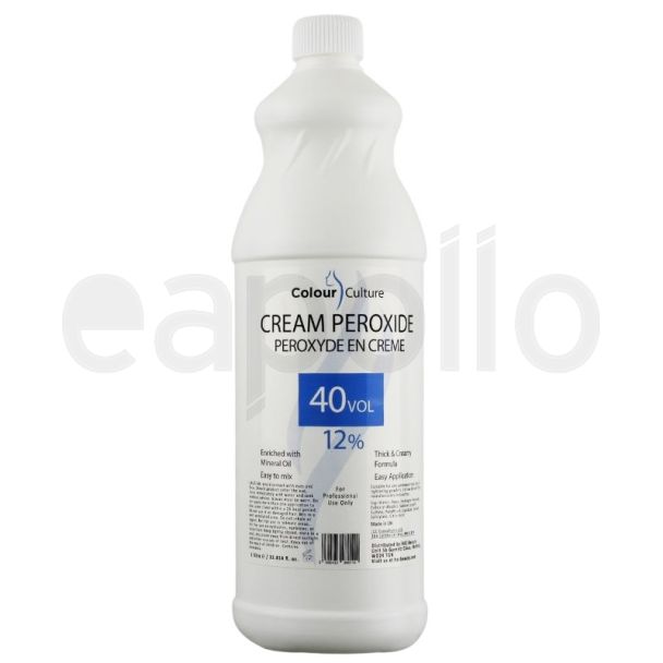 Wholesale Colour Culture Cream Peroxide 12% 40vol (1litre)