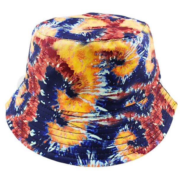 Adults Reversible Bucket Hat - Multi-Writing Design 