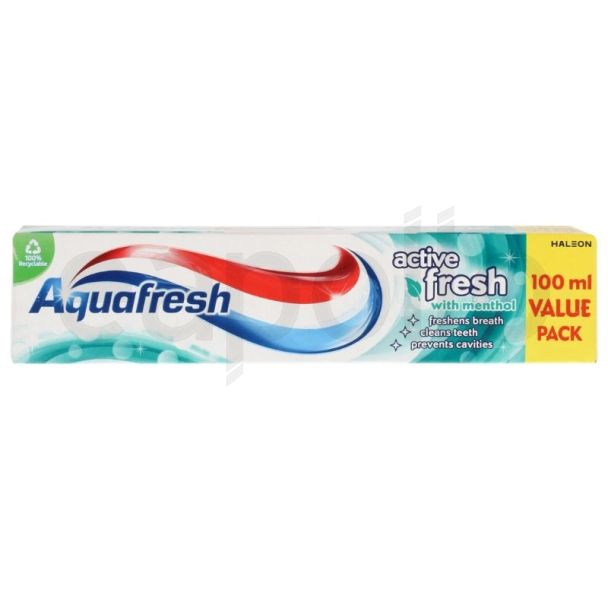 Wholesale Aquafresh Active Fresh Toothpaste - 100ml 