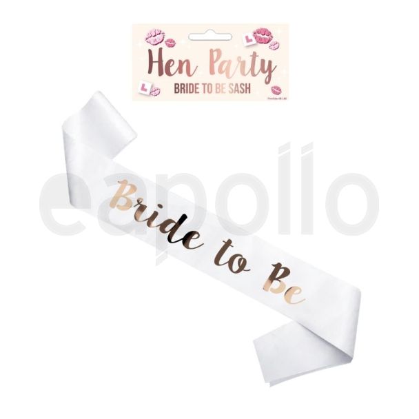 Wholesale Bride to Be Hen Party Sash
