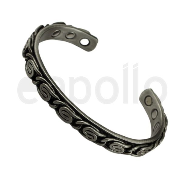Wholesale Metal Copper Bangle - Plaited Chain