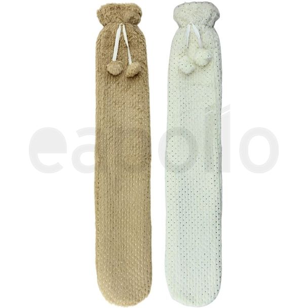 Wholesale Metallic Long Hot Water Bottles - Assorted 