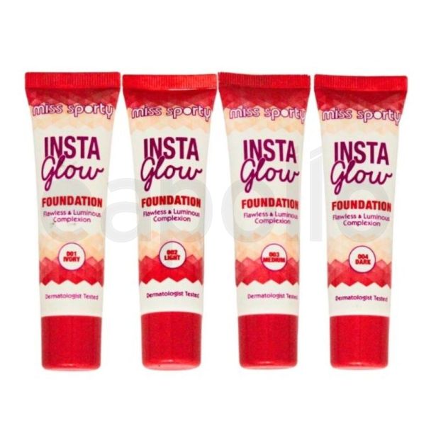 Wholesale Miss Sporty Insta Glow Foundation - Assorted 