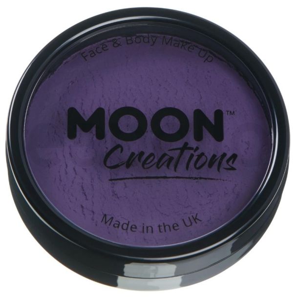 Wholesale Moon Creations Face & Body Paint Cake Pot - Purple 