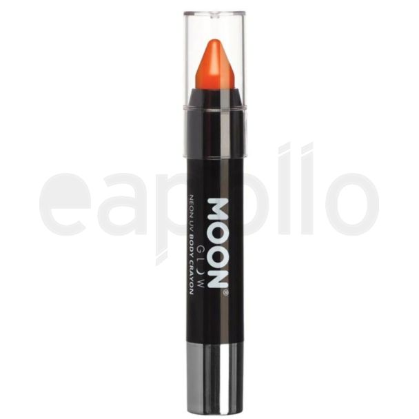 Wholesale Moon Glow Neon UV Body Crayon - Intense Orange 
