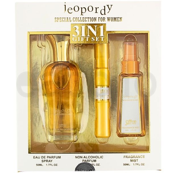 Wholesale Saffron 3in1 Gift Set for Women - Jeopardy 