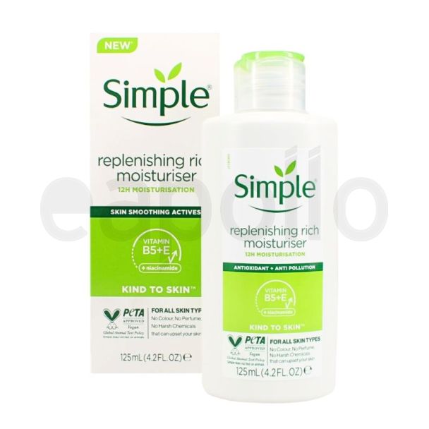 Simple Replenishing Rich Moisturiser - 125ml 