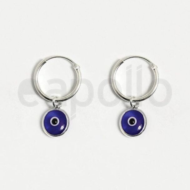 Wholesale Sterling Silver Greek Eye Hoops 