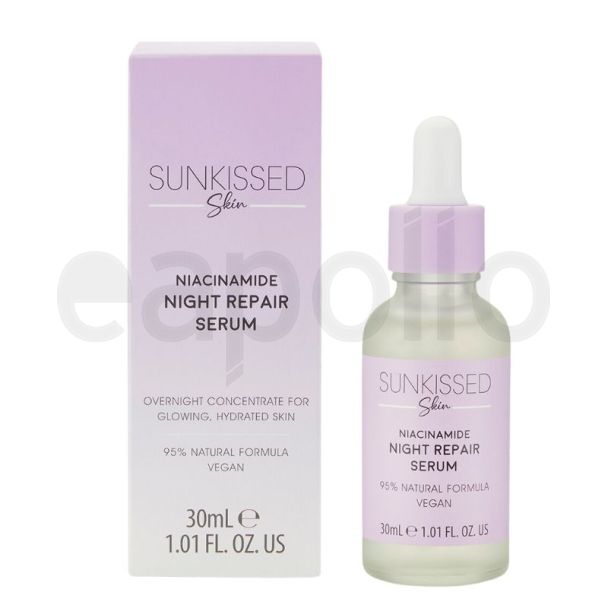 Wholesale Sunkissed Niacinamide Night Repair Serum 30ml 