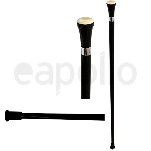 Wholesale Wooden Walking Stick With Gold Knob Handle 