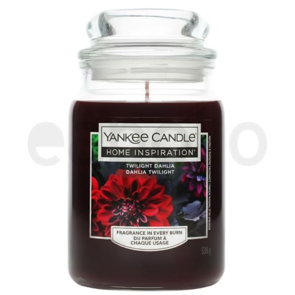 Yankee Twilight Dahlia Scented Jar Candle - 538g
