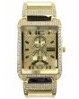 Wholesale Men's NY London Rectangular Watch - Gold