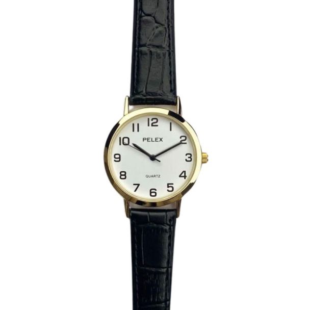 Men's Plaid Leather Strap Watches main image 0