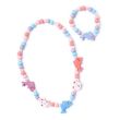 2pcs Girls Dolphin Necklace and Bracelet Set