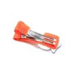 4pcs Cat and Dog Ribbon Covered Fork Clips - Assorted - 3cm 