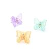 4pcs Iridescent Butterfly Mini Hair Clamps - Assorted - 2.5cm