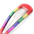 4pcs Rainbow Stripe Epoxy Sleepies - 5cm
