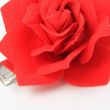 Red Rose Beak Fashion Clip - 4.5cm
