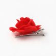 Red Rose Beak Fashion Clip - 4.5cm