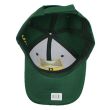 6 Panel 100% Polyester Embroidered Baseball Cap Jamaica - Green