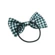 2pcs Bottle Green Hair Bow With Elastic - 8.5cm