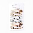 6pcs Animal Print Sleepies - Assorted - 5cm