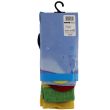 Wholesale Boy's Card Of 3 Fresh Feel Assorted Cotton Lycra Socks(UK - 9-12)