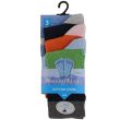 Wholesale Boy's Cotton Lycra Socks - Fresh Feel (3 Pair Pack) - Asst. (UK - 6-8)
