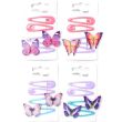 4pcs Butterfly & Plain Epoxy Sleepies - Assorted - 5cm
