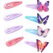 4pcs Butterfly & Plain Epoxy Sleepies - Assorted - 5cm