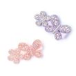 2pcs Diamante Flower And Butterfly Beak Clips - Assorted - 5cm