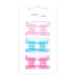 6pcs Butterfly Plastic Mini Hair Clamps - 1cm